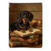 Vintage Dachshund Book Sleeve, Dachshund Gifts for Women, Book Lovers Gifts