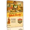 Vintage Family Rewards Coupon Ad Aluminum Metal Sign 8 x 12 Inch