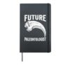 Vintage Future Paleontologist Velociraptor Claw Fossil Hardcover Journal, Black