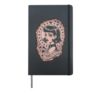 Vintage Gothic Girl Star Tattoo Hardcover Journal, Black