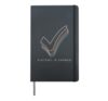 Vintage Inspirational Victory Is Earned Life Motivation Hardcover Journal, Black
