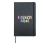 Vintage KINDNESS ROCKS Be Kind Human Buddy Stop Bullying Hardcover Journal, Black