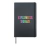 Vintage KINDNESS SQUAD Choose Kind Movement Counseling Love Hardcover Journal, Black