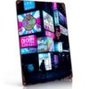 Vintage Korean Neon Street Signs Urban Wall Decor 8x12 In