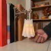 Vintage Library Ghost Cats Bookshelf Light, Led Warm Ambient Bookend Lamp, Stable Book Holding Ornament for Study Bedroom Shelf Display, Cute Halloween Decoration，A