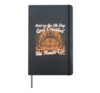 Vintage On The 8th Day God Created Muscle Cars Hardcover Journal, Black
