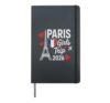 Vintage PARIS GIRLS TRIP 2026 Vacay Flight Mode On Vacation Hardcover Journal, Black