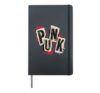 Vintage Punk Rock Hardcover Journal, Black