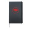 Vintage Retro Bison American Buffalo Simple Minimalist Hardcover Journal, Black
