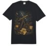 Vintage Stargazer Telescope Night Camping Sky Astronomer Comfort Colors Adult Heavyweight T-Shirt