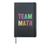 Vintage TEAM MATH Competition School Teacher Cool STEM Class Hardcover Journal, Black