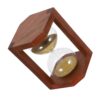 Vintage Timer Glass 15 Minutes Wooden Hourglass Sand for Desktop