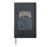 Vintage Wildlife Hiking Camping Protect Our National Parks Hardcover Journal, Black