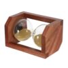 Vintage Wooden Hourglass 15 Glass Minute Timer Sand for Home