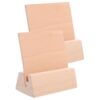 VINTORKY 2pcs Wooden Desk Calendar Base with Slot Structure