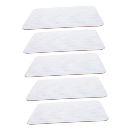 VINTORKY 5pcs Double Sided Number Line Board Dry Erase Whiteboard with Lines for Writing, High Density Board, Portable and Compact Design, for Classroom, Conference Rooms, and Meetings
