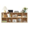 Vintoro Solid Wood Shelves, Wooden Cube Shelf Bookcase for Home Storage