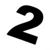 Vinyl Numbers Stickers for Mailbox for address - Pre-Spaced Die Cut Decals Waterproof Outdoor 4 Inch White(black)