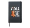Viola Centre Of The String Sound Viola Player Violist Hardcover Journal, Black