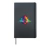 Violin Heartbeat - Vintage Colorful Violin Instrument Lover Hardcover Journal, Black