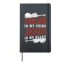 Violin Violinist Jesus Christian Faith Vintage Violin In My Hardcover Journal, Black