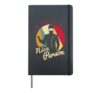 Virtual Reality HMD Interactive Game VR Headset T-Shirt Hardcover Journal, Black
