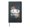 Virtual Reality Tshirt for a VR Gamer Hardcover Journal, Black