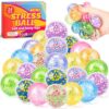 VISCOO 24 Pack Squishy Stress Balls Set, Squeeze Toys for Anxiety Relief