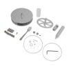 Vistreck Stirling Engine Model Low Temp Aluminum Physics Toy