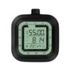 Visual Timer, 60 Minutes Countdown & Countup Timer, Digital Alarm Clock with Temperature and Humidity Monitor, 4 in 1 Multifunctional Desk Clock for Kids Study, Kitchen, Office and Home,Black