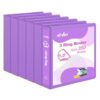 ViVin Sturdy 1.5 Inch 3 Ring Binder with 2 Pockets, 6 Pack, Purple