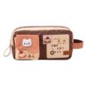 Vokandrel Cute Cat Pencil Organizer Bag Multi-Pocket Kawaii