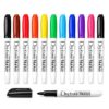 Volcanics Dry Erase Markers, Colored Whiteboard Pens, 12 Pack