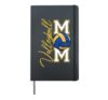 Volleyball Mom Sports Lover Gameday Mother's Day Mama Mommy Hardcover Journal, Black