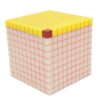 Volume Unit Demonstrator Cube Model 10 * 10cm Mathematics Teaching Aids Teaching Instrument Volume Unit Demonstrator, Elementary School Science and Mathematics Experiment Device