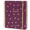 Votum Academic 18-Month Planner 10" x 10" Aug 2026-Jan 2028, Pink Dots