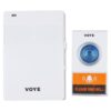 VOYE V005A Wireless Remote Doorbell with 38 Polyphony Sounds(White) (White)