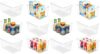Vtopmart 12 Pack Clear Storage Bins, Pantry Storage Bins with Handle, Large