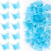 Vuagiom 60pcs Mini Blue Butterfly Hair Claw, Butterfly Claw Clip for Women