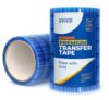 VViViD Premium Direct-Apply Transfer Tape Clear with Grid, Medium Tack for Crafting Vinyl, 6” x 100’ Easy-Apply Paper for Cricut, Sillhouette, Decals and Lettering