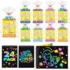 VVSBPL 24 Pack Scratch Art Party Favors for Kids 4-8 Years Old Birthday Gifts for Kids Goodie Bags Stuffers Rainbow Scratch Notebook Bulk Classroom Prizes School Supplies Arts Crafts for Girls Boys