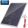 W 18v Solar Panel with Controller for Cars and Trailers