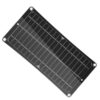 W 18v Solar Power Panel Monocrystalline Silicon Black