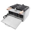 Waffle Maker Double Sided Heated Non Stick Adjustable Temperature for Home