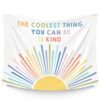 WAITPI Inspirational Whimsical Boho Hanging Wall Tapestry Banner Decor
