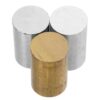 Wakauto 3pcs Cylindrical Bars Density Set, Density Metal Block
