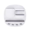 Wall Mounted White Key Storage Organizer with Multi-compartment Design