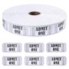 WANDIC 2000 Sheets Drink Tokens, 5x2.5cm Pre-Cut Paper Tickets Single Raffle Tickets Roll for Events Wedding Work Formal Parties Leisure Reward
