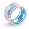 wanguagua Clear Packing Tape Refills, No Smell, 1 Roll, 1.88in x 55 yds