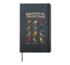 Warbler Migration Is My Favorite Season Gift Hardcover Journal, Black